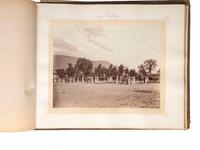 [LATE INDIAN WARS]. PACH, G.W. (1848-1904), photographer. US Military Academy year book for the Class of 1875, containing photographs of notable officers, professors, and cadets, incl. Little Bighorn casualty James G. Sturgis. New York: 1875.