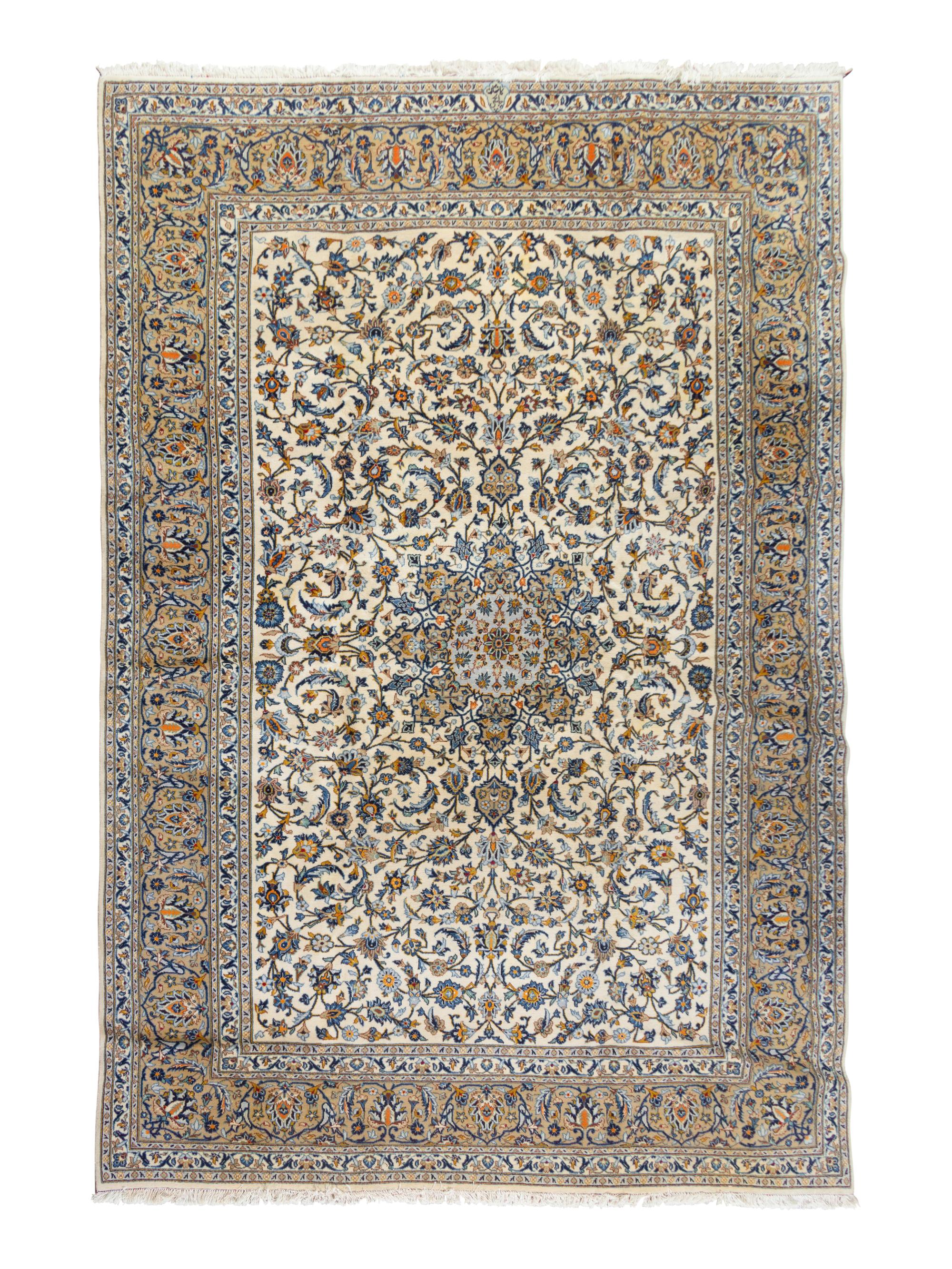 A Kashan Wool Rug