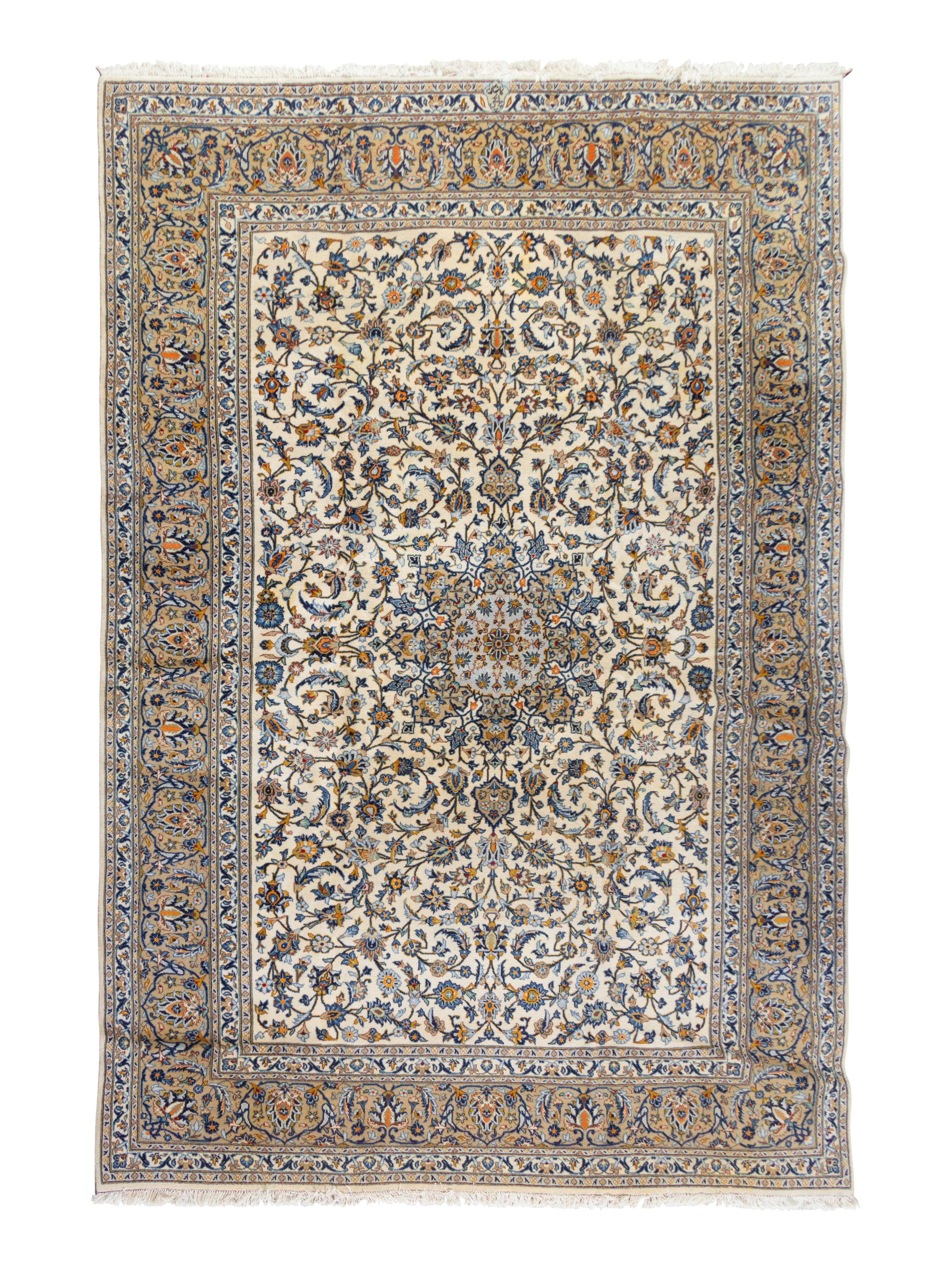 A Kashan Wool Rug