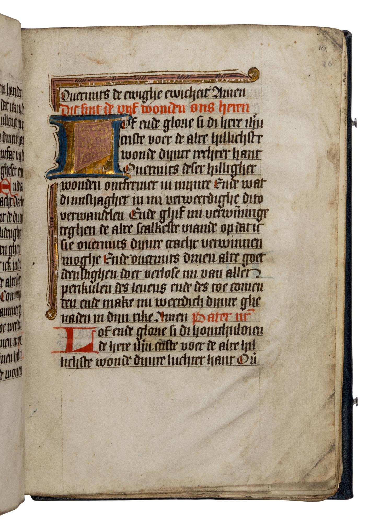 CIRCLE OF THE MASTER OF MS REID 33 and SELWERD ABBEY SCRIPTORIUM (AGNES MARTINI?) (active The Netherlands, Groningen, c. 1468-1510) Book of Hours, in Dutch, illuminated manuscript on parchment [The Netherlands, Groningen, c. 1480–1490]
