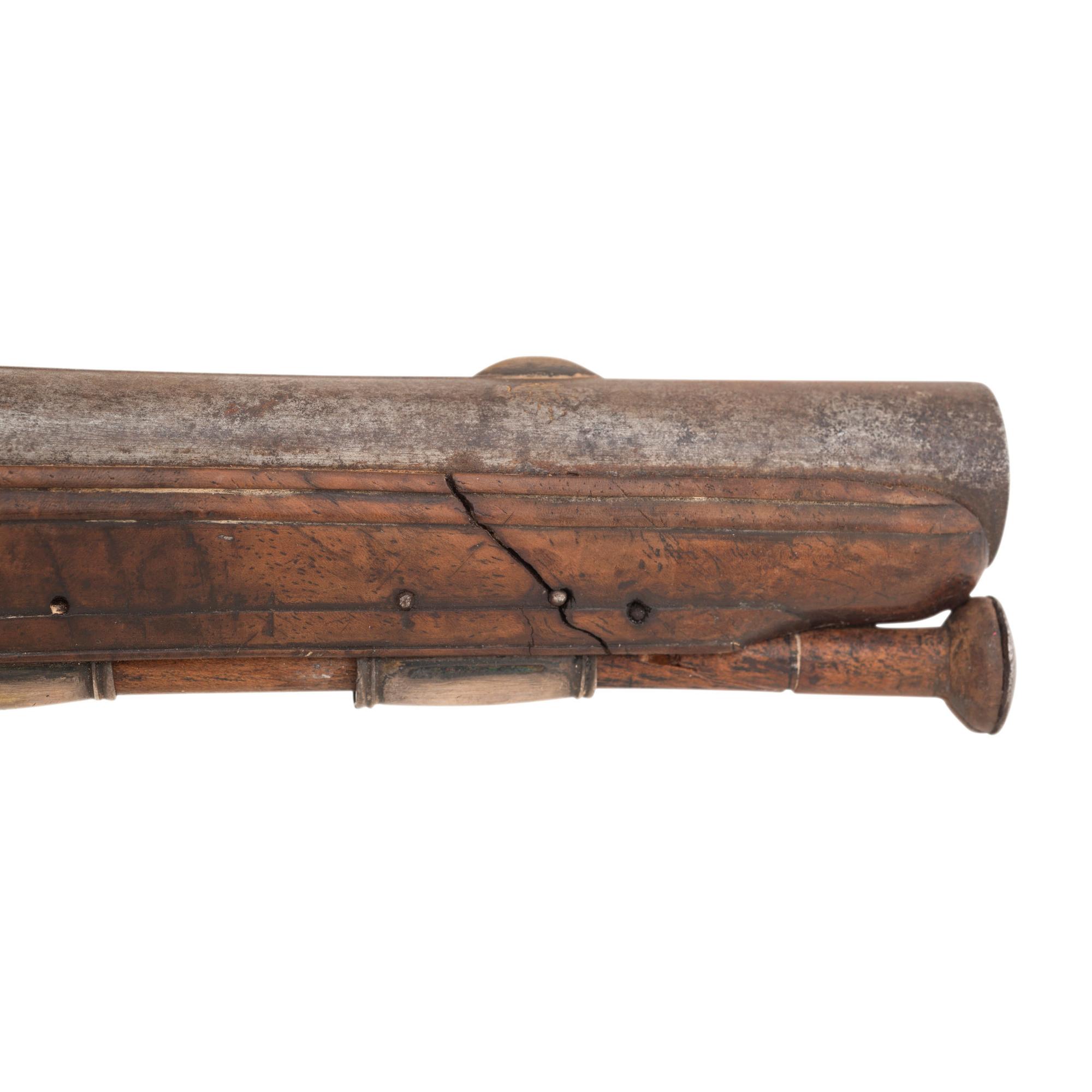 A Pair of Silver Mounted French Percussion Pistols