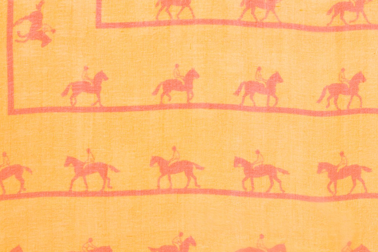 Four Hermès 90cm Silk Chiffon Scarves