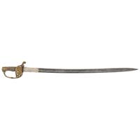 Klingenthal Combination French Hilt Non-Regulation Officer's Sword of Lt. George W. Kenney - 71st PA Volunteers aka 1st California Regiment - POW at Balls Bluff and KIA at White Oak Swamp
