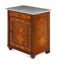A Continental Parquetry End Table