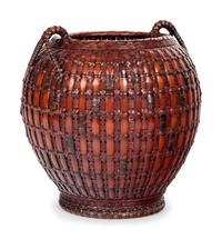 A Bamboo Flower Arranging Basket