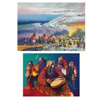 Earl Biss (American, 1947–1998) — Rhythm of the Restless, 1989; together with Red Lodge , 1991 (Two Works)