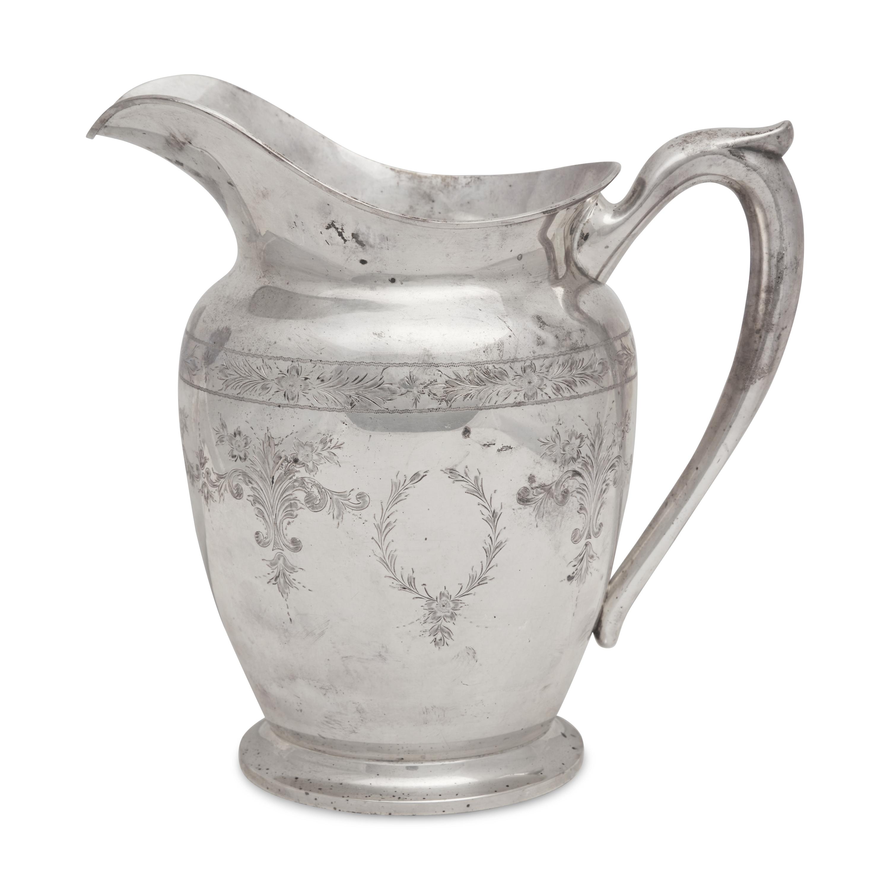A Sterling Silver Water Pitcher