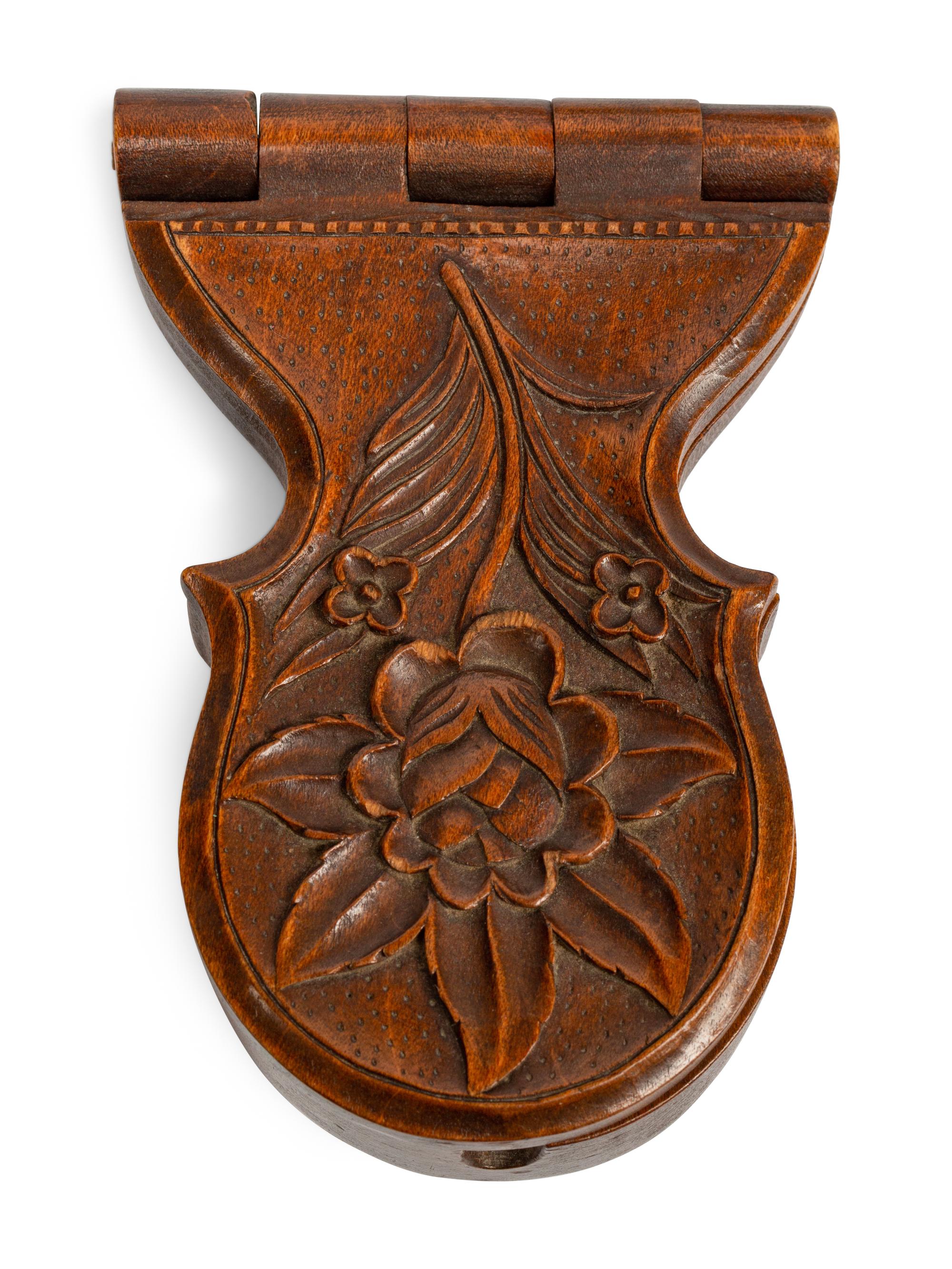A Collection of Sixteen Continental Carved Wood Boxes