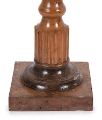 An Italian Parcel-Gilt Carved Fruitwood Thirteen-Light Candelabrum