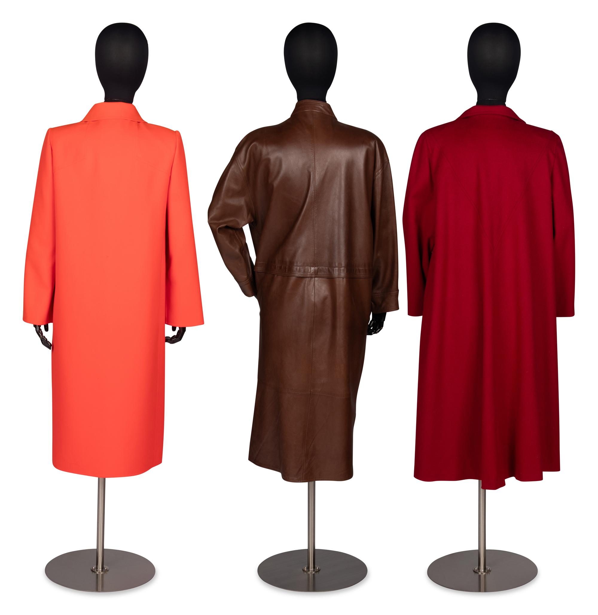 Three Designer Overcoats