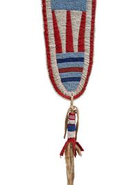Apsáalooke/Nez Perce Beaded Hide Drop