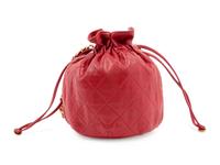 Chanel Quilted Leather Drawstring Bag, 1986-89