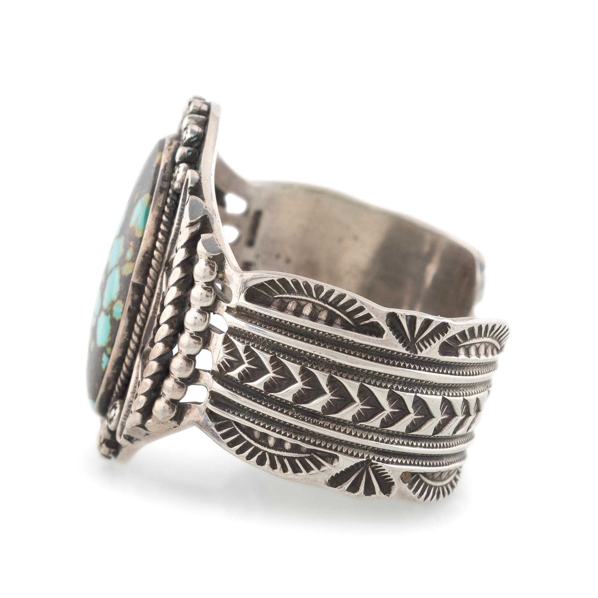 Sterling Silver and Turquoise Cuff Bracelet