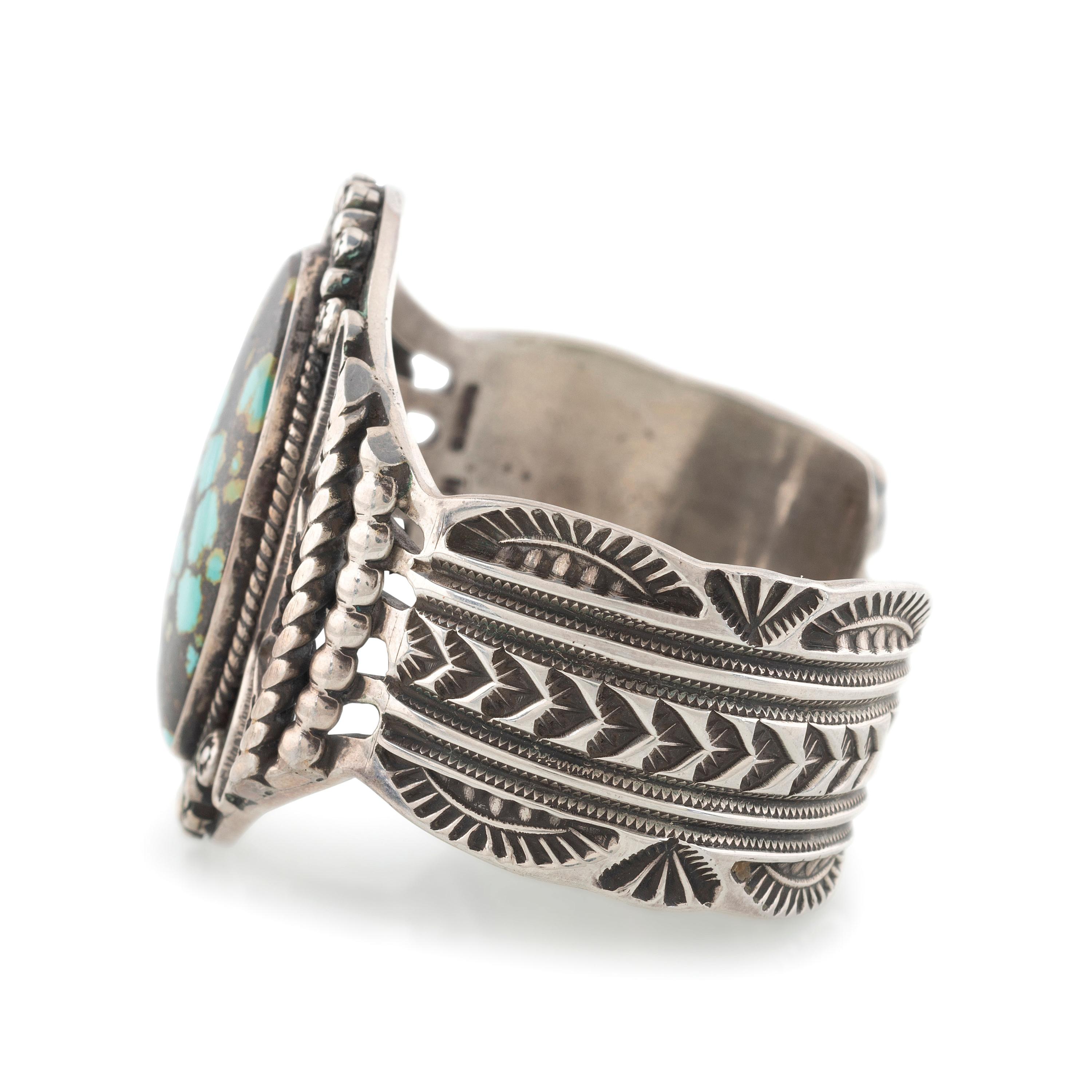 Sterling Silver and Turquoise Cuff Bracelet