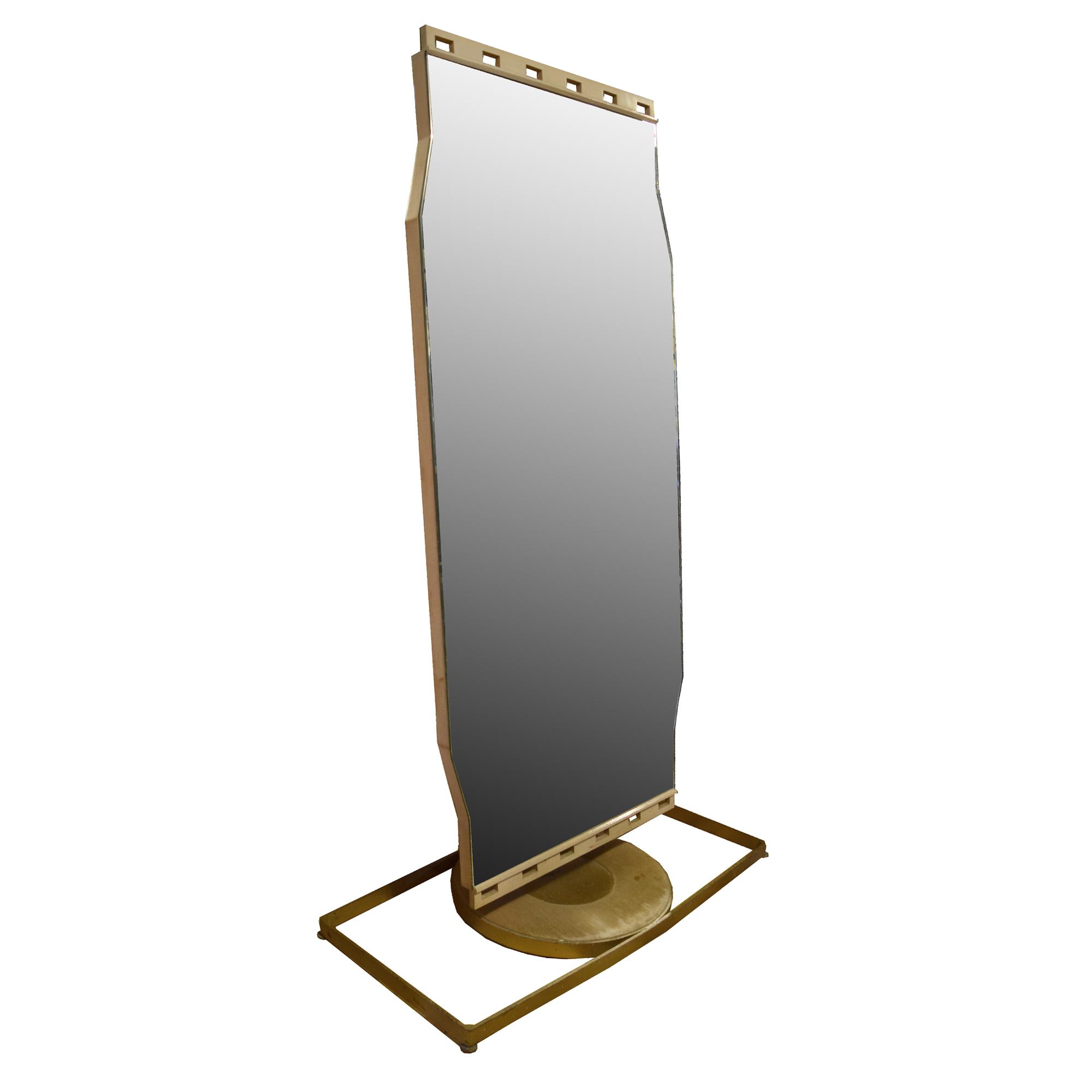 An Adjustable Dressing Mirror 39.5" W x 20" D x 69.5" H — Italy, 20th Century