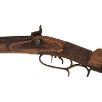 Conestoga Rifle Works Percussion Rifle Apparently Acquired on the Standing Rock Reservation
