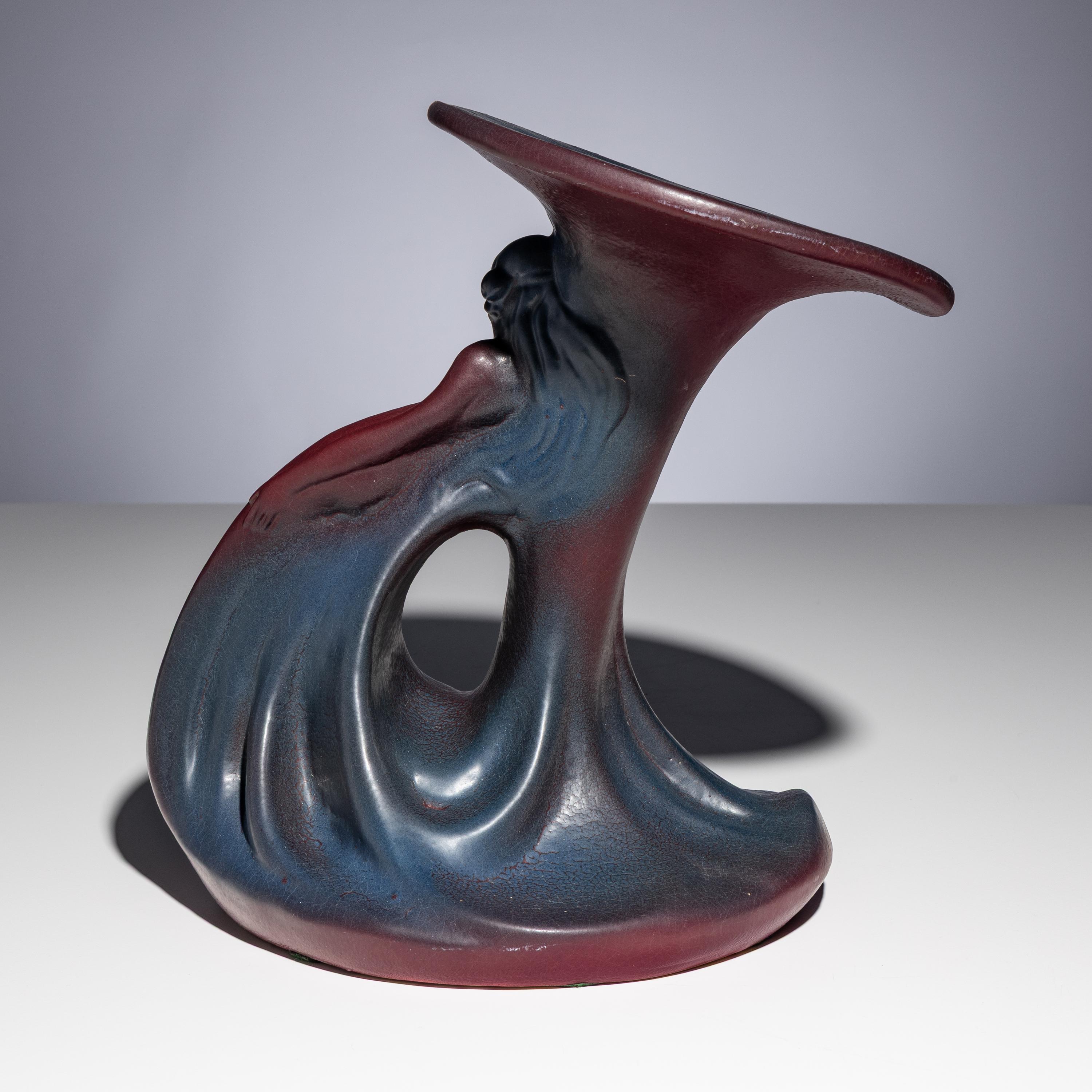 Artus Van Briggle for Van Briggle Pottery (American, 1869–1904) — Lady of the Lily Vase