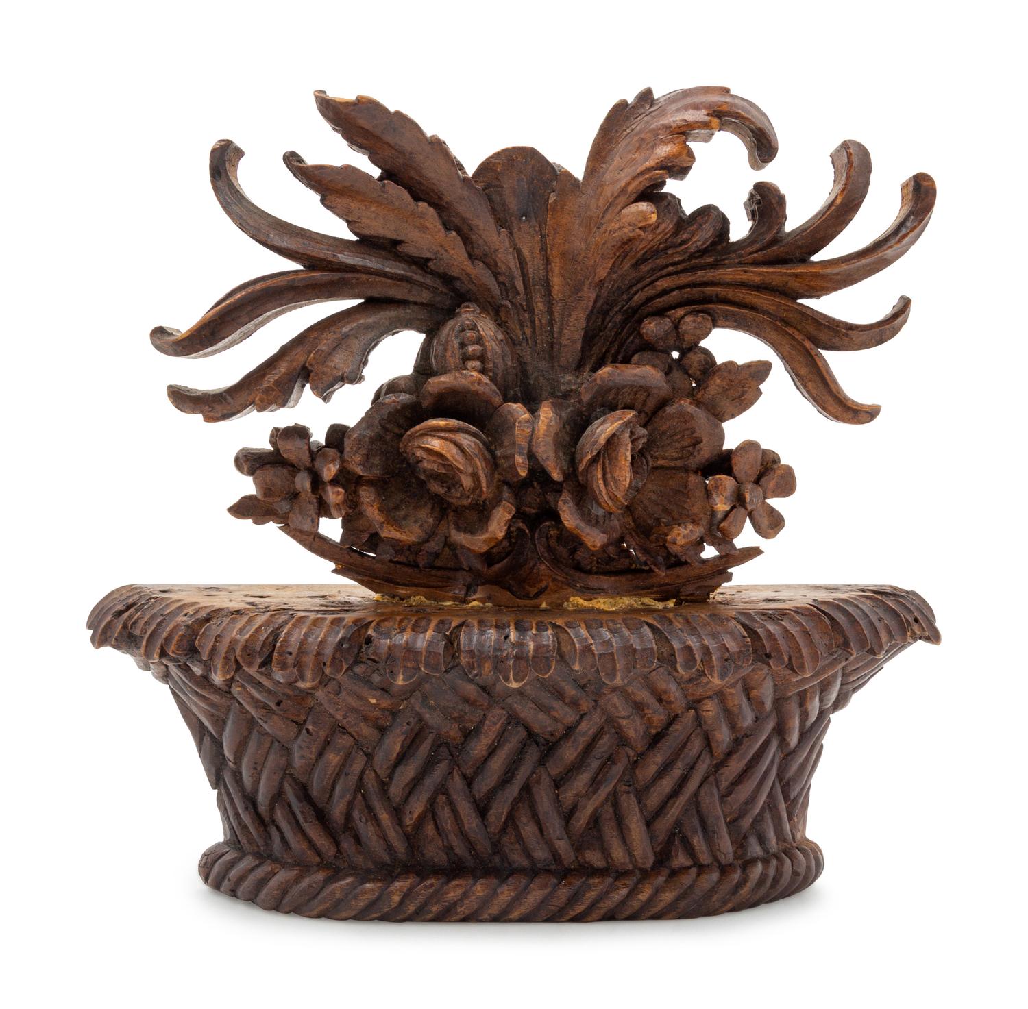 A Black Forest Carved Oak Plaque