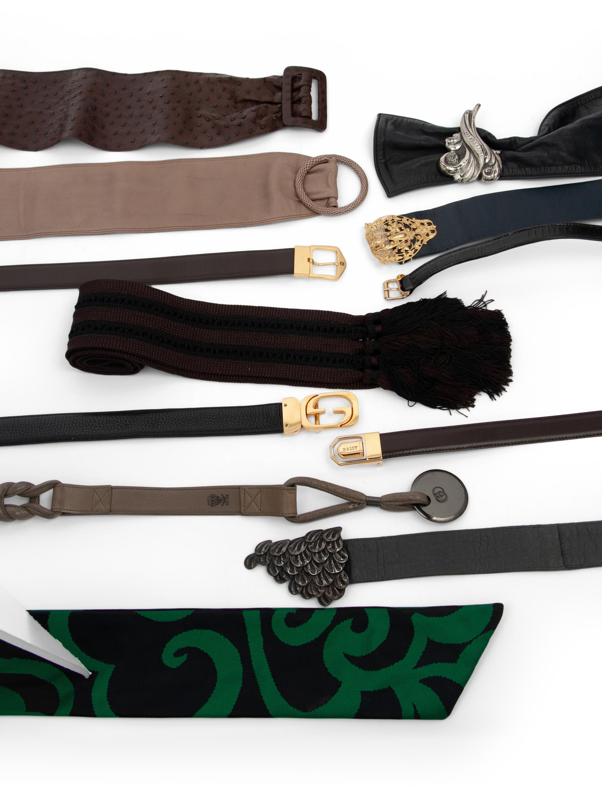 Twelve Designer Belts, 1980-2010s