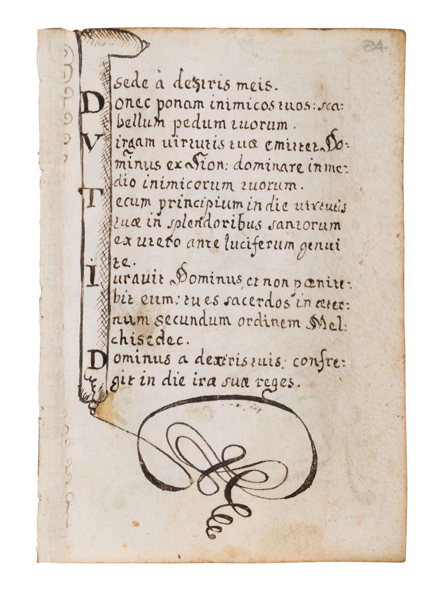 A collection of leaves from Psalter manuscripts, illuminated in Flanders in the first half of the thirteenth century, joined with a group of seventeenth- or eighteenth-century Psalter leaves drawn according to similar models