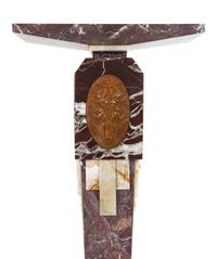 An Art Deco Marble Pedestal
