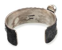 Navajo Sterling Silver and Turquoise Cuff Bracelet