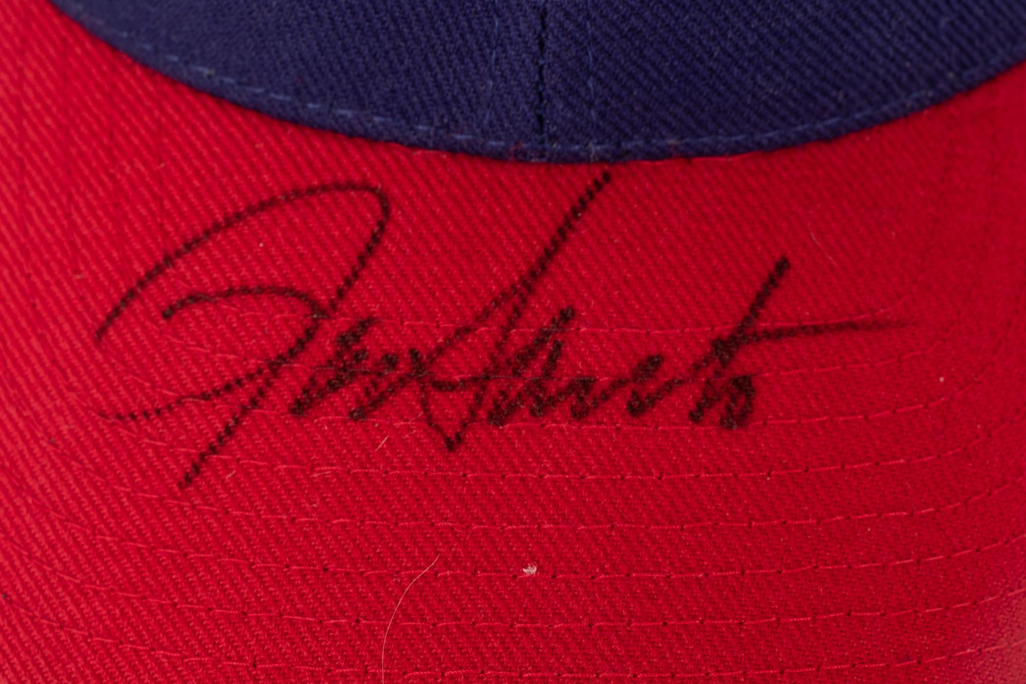 A Group of Three Chicago Cubs Hall of Fame Signed Autograph Hats (Beckett Authentication Services BAS Certified),