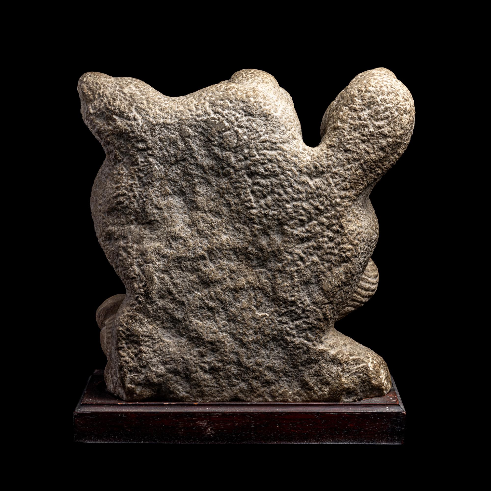 A Khmer Sandstone Carving