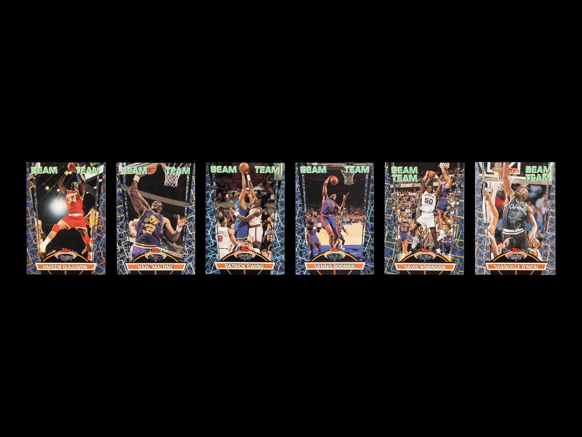 A Complete Set of 21 1992-93 Topps Beam Team Basketball Cards (Shaquille O'Neal Rookie),