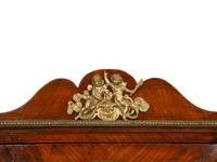 A Louis XV Style Gilt Bronze Mounted Kingwood Vitrine Cabinet