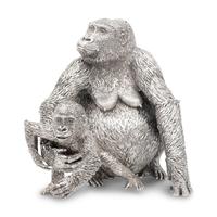 Patrick Mavros (London and Harare, Zimbabwe, Est. 1978) — Seated Female Gorilla with Baby , 2001