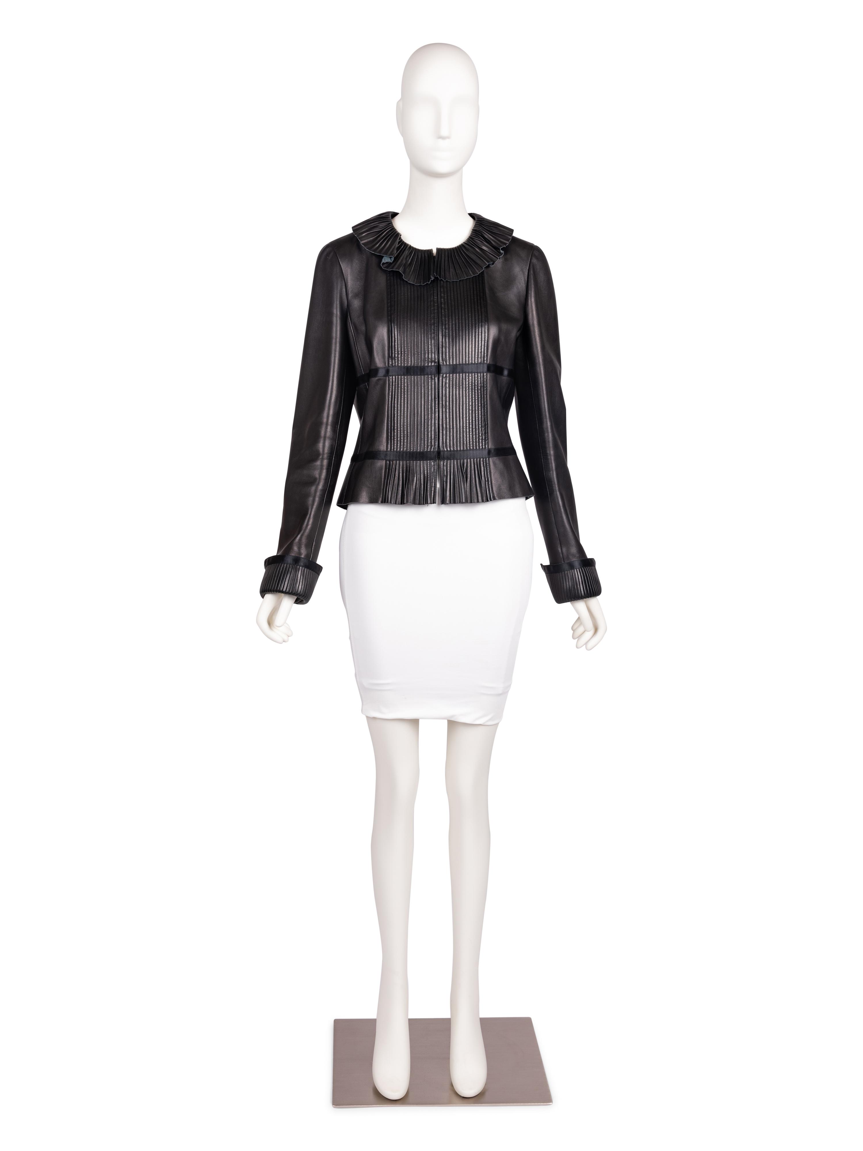 Chanel Pleated Leather Jacket, Autumn 2004