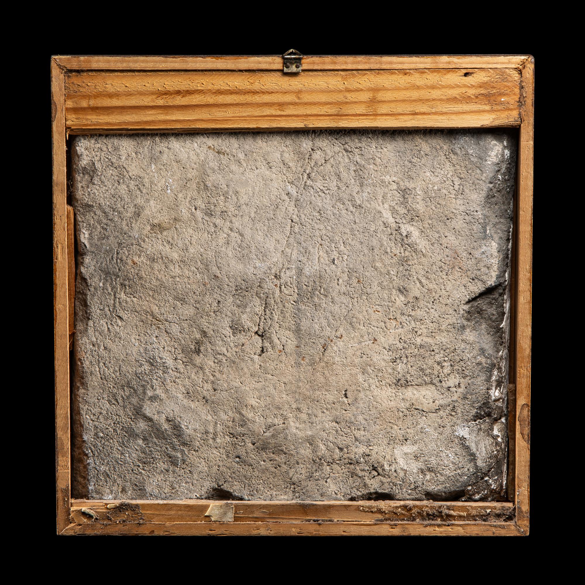 An Ottoman Glazed Ceramic Tile