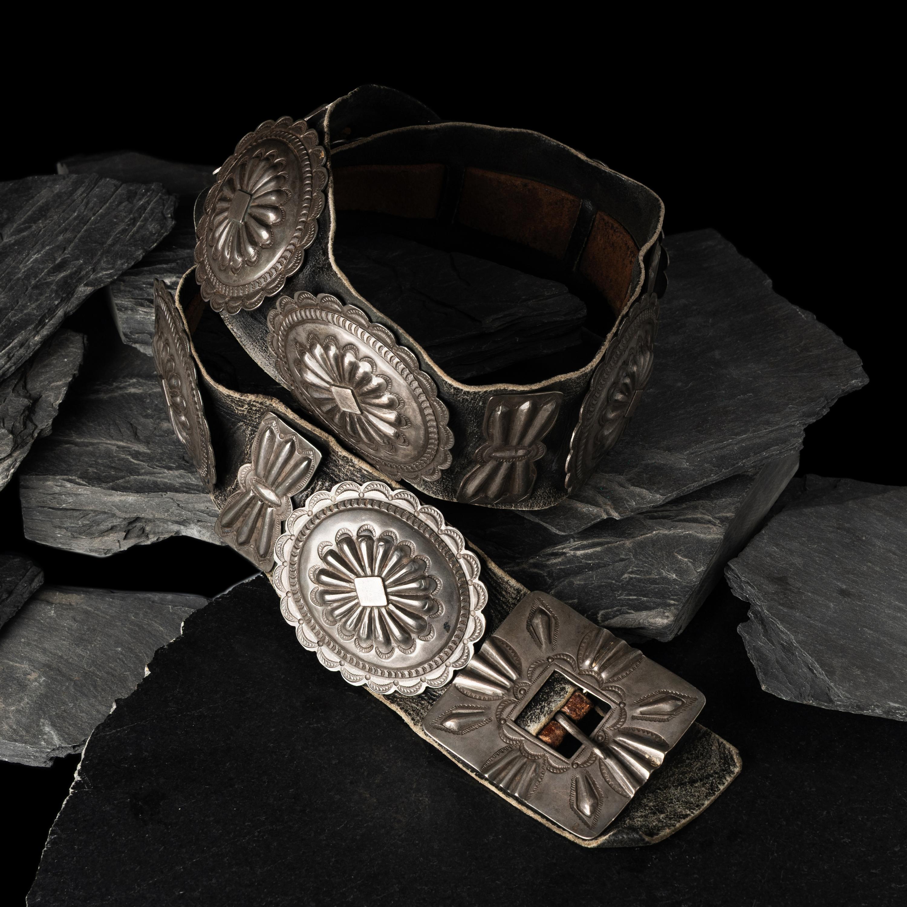 Navajo Concha Belt
