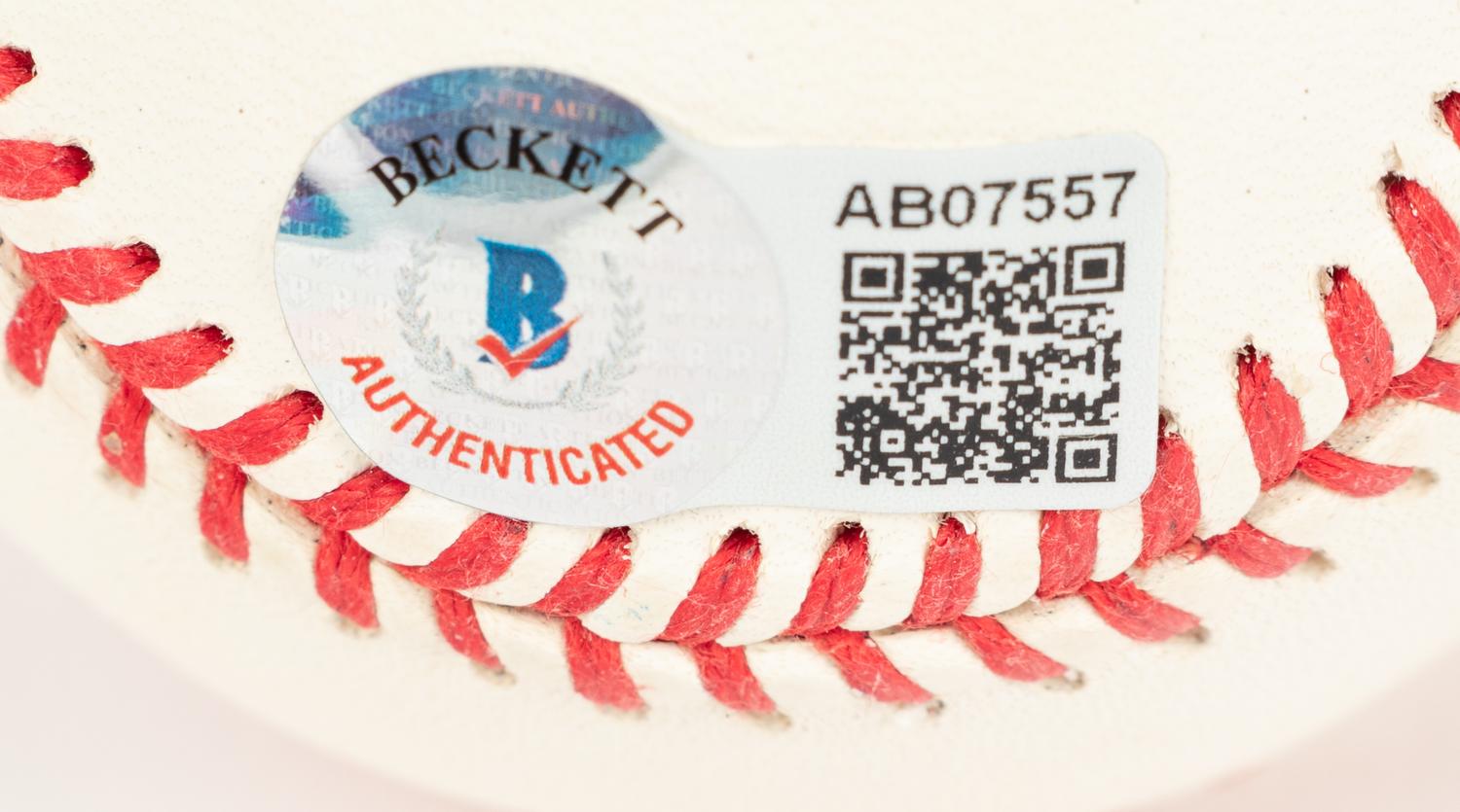 A Kirby Puckett Signed Autograph Baseball (Beckett Authentication Services BAS Certified),