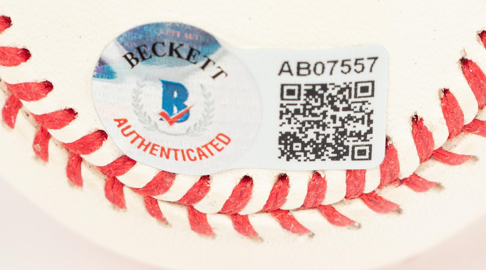 A Kirby Puckett Signed Autograph Baseball (Beckett Authentication Services BAS Certified),