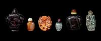 Six Chinese Snuff Bottles