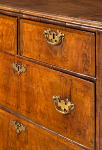 A George II Walnut Chest of Drawers