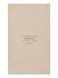[AFRICAN AMERICANA]. CDV of Charles L. Mitchell, 55th Massachusetts Infantry Regiment, WIA at Honey Hill, SC, and one of the first two African American members of the Massachusetts State Legislature. Boston: Marshall, n.d.