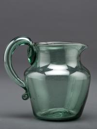 A New York Glass Pitcher in Green