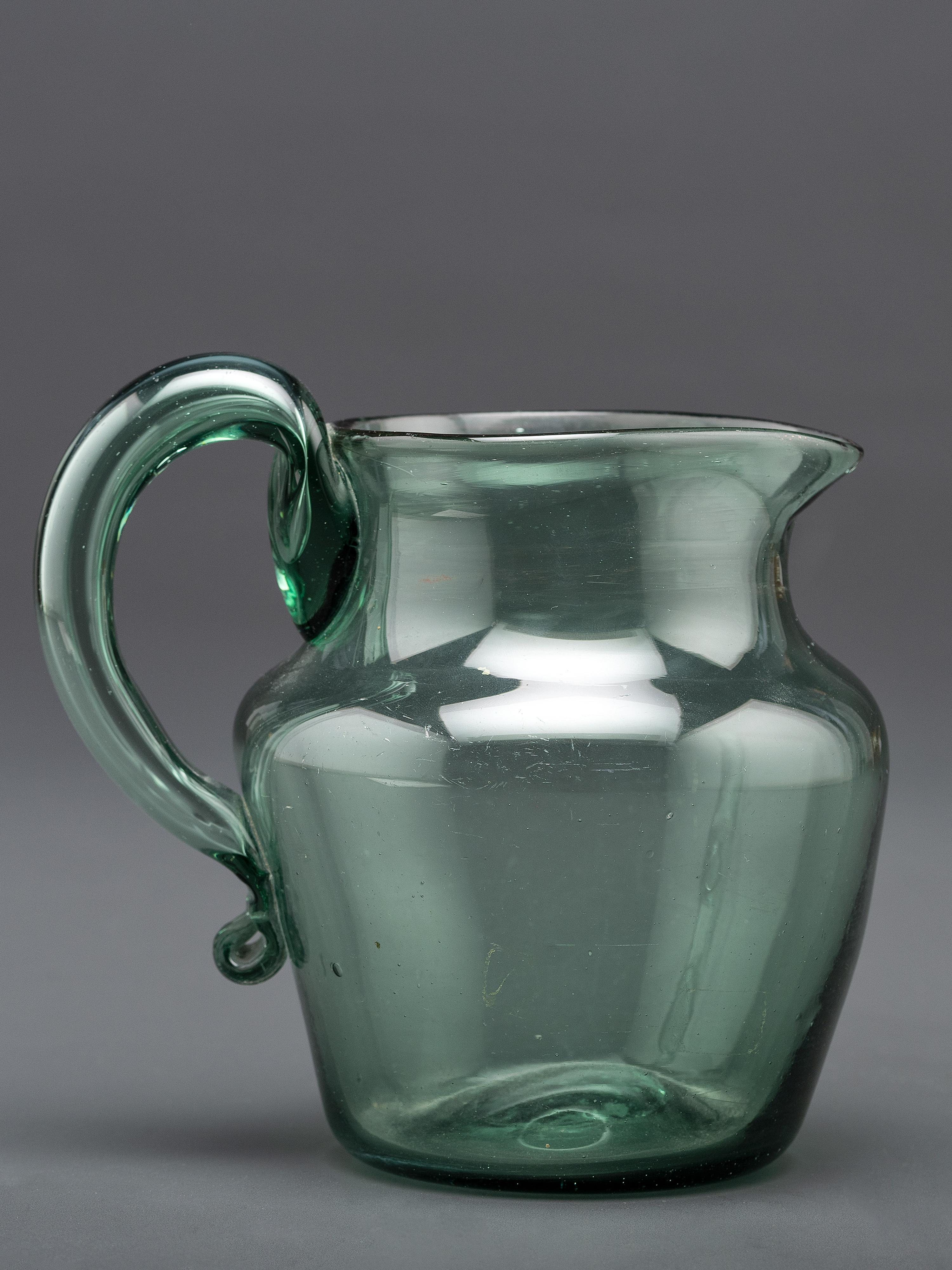 A New York Glass Pitcher in Green