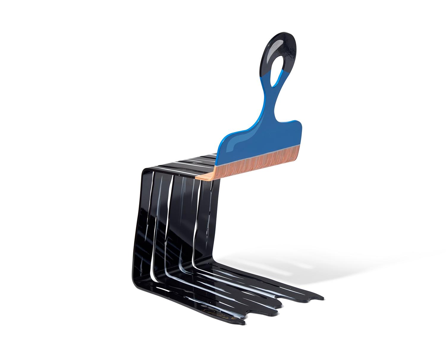 Grab a Chair (Black and Blue)
