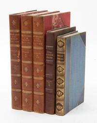 A Collection of Leather Bound Books Pertaining to Miscellaneous Literature