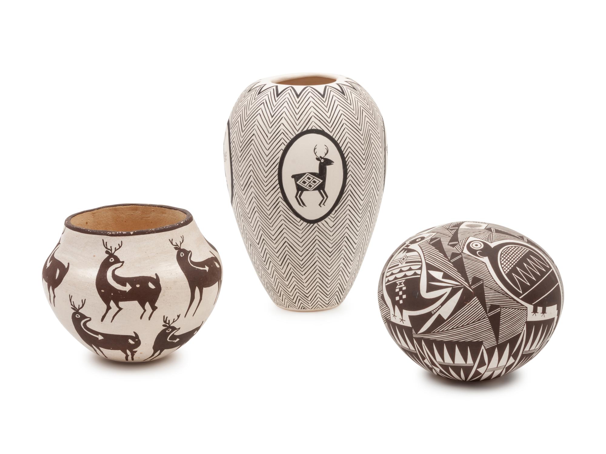 Acoma Polychrome Pottery