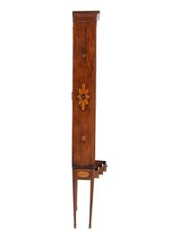 A Late George III Inlaid Mahogany Vitrine Cabinet