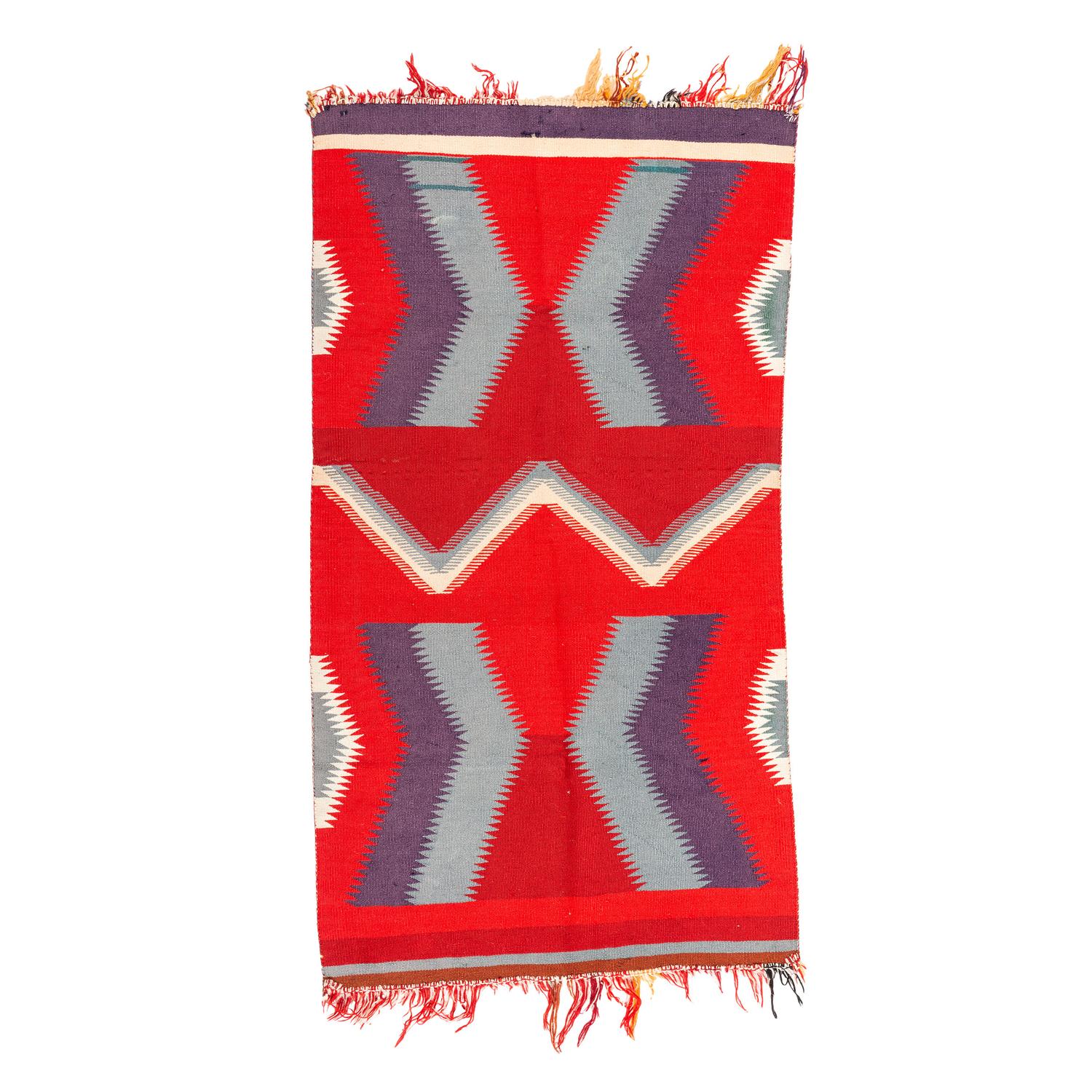 Navajo Germantown Double Saddle Blanket