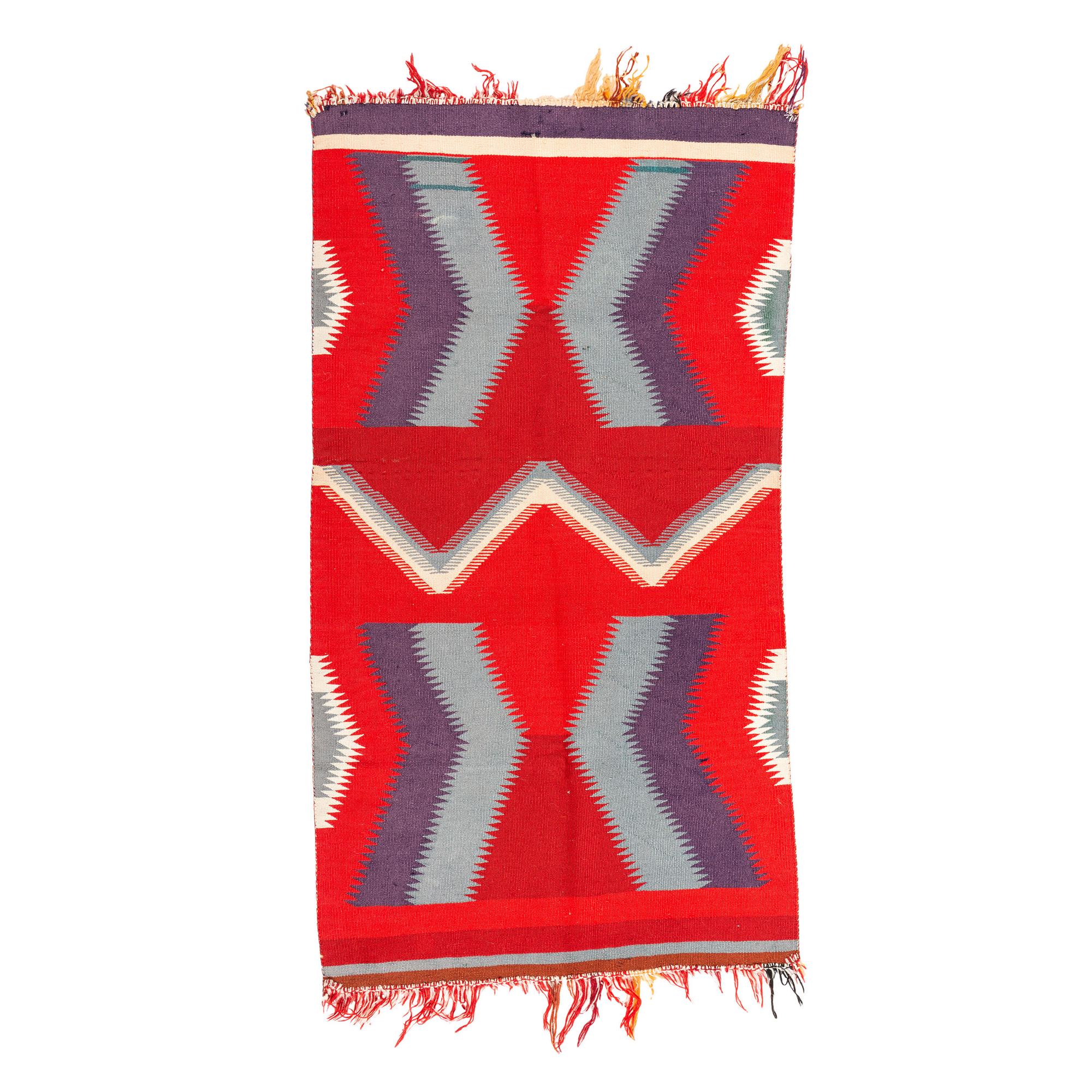 Navajo Germantown Double Saddle Blanket