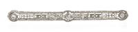 An Antique Gold and Diamond Bar Brooch, 3.20 dwts.