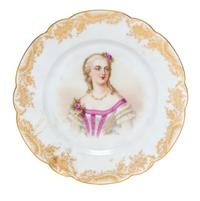 A Sevres Porcelain Cabinet Plate Diameter 9 1/2 inches.