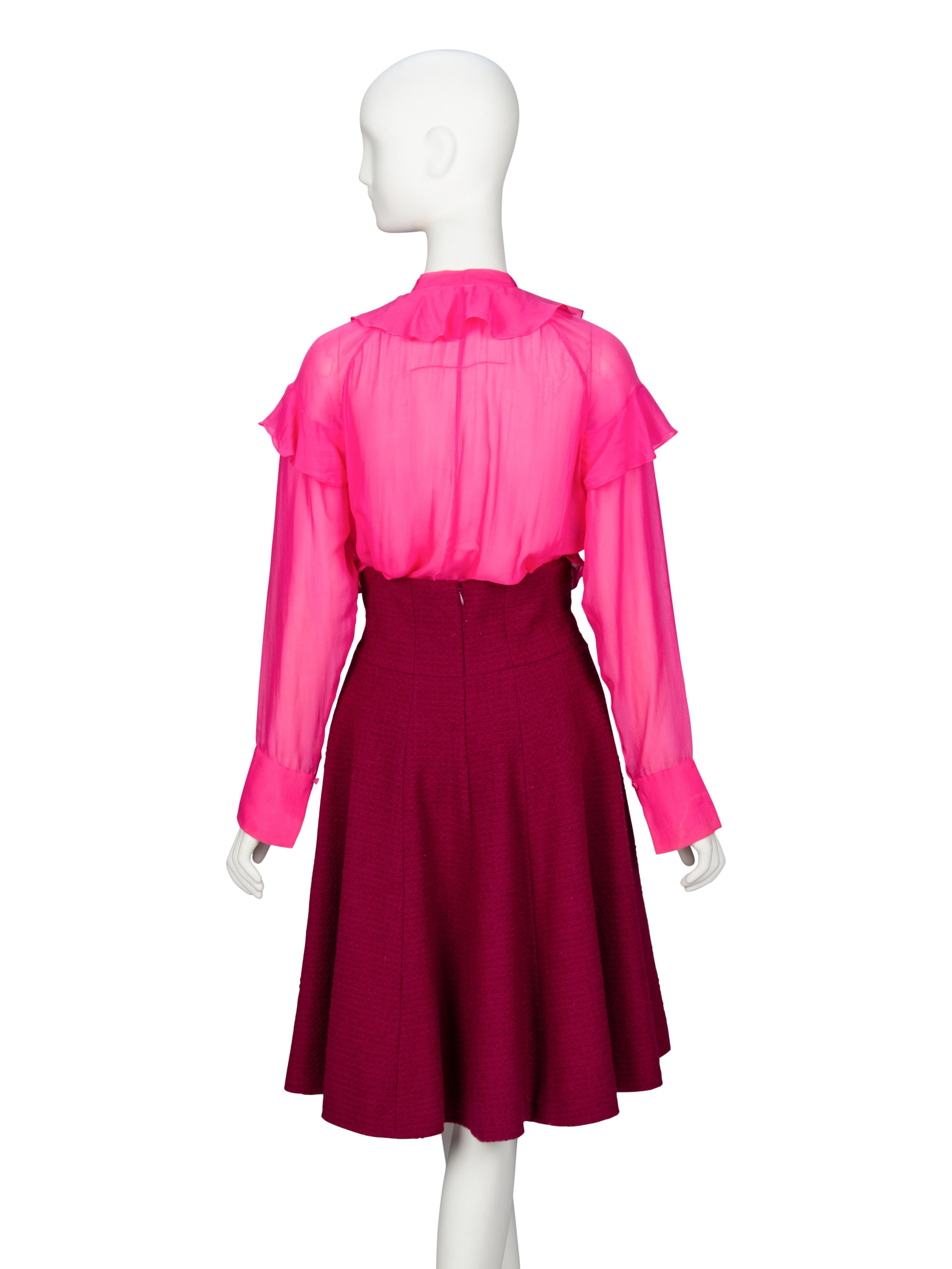 GIVENCHY & CHANEL, BLOUSE & SKIRT